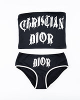 Dior Gothic Bandeau Bikini