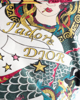 Dior Tattoo Print Cami Top