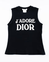 J'adore Dior Ribbed Tank Top