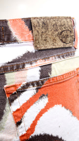 Roberto Cavalli Tiger Print Trousers