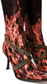 Roberto Cavalli Graphic Boots