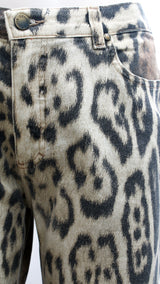 Roberto Cavalli Cheetah Print Trousers