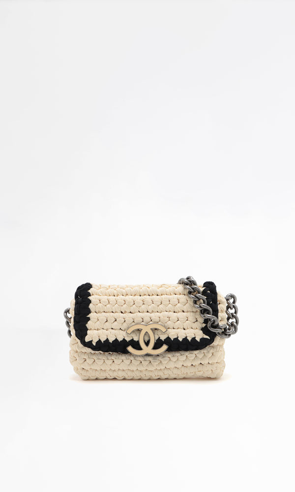 Chanel Coco Crochet Chain Shoulder Bag