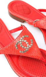 Chanel CC Thong Sandal