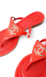 Chanel CC Thong Sandal