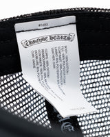 Chrome Hearts Triple Cross Cemetery Leather Trucker Hat