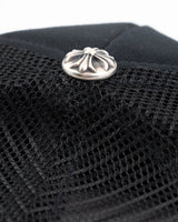 Chrome Hearts Triple Cross Cemetery Leather Trucker Hat