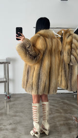 Vintage Fox Fur Coat