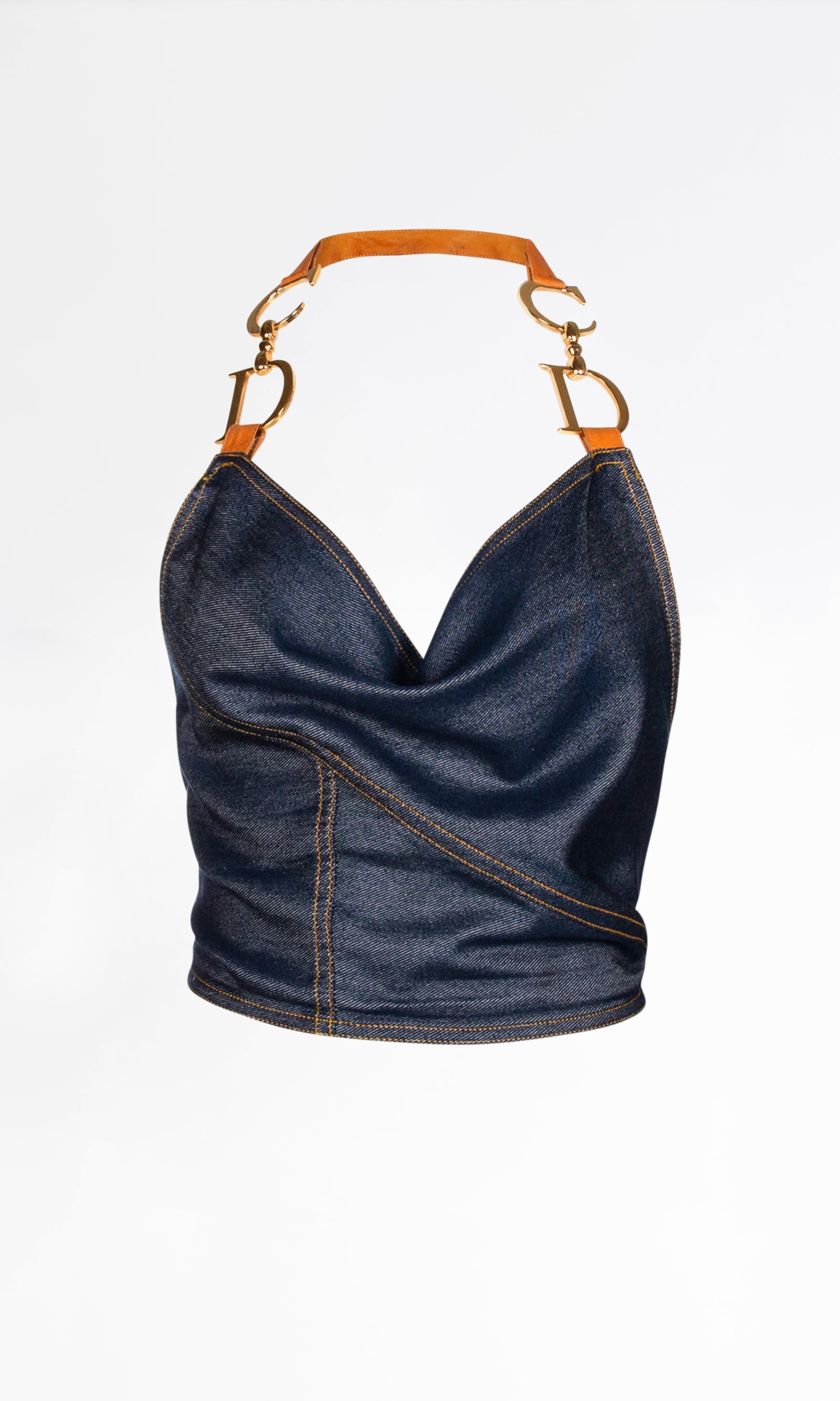 Dior Saddle Halter Top – Jean Vintage
