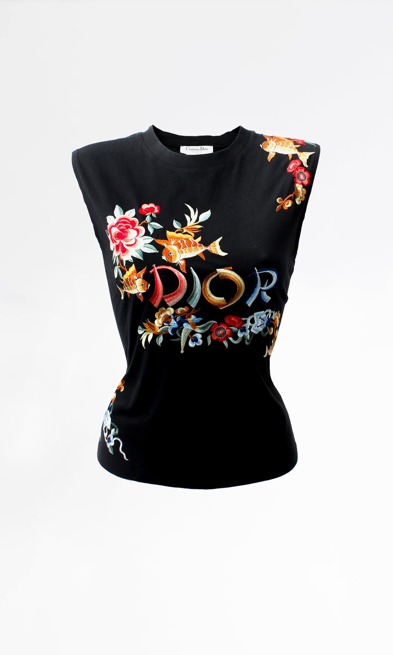 Dior Oriental Koi Tank Top