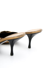 Dior Croc Mule Heels