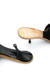 Dior Croc Mule Heels