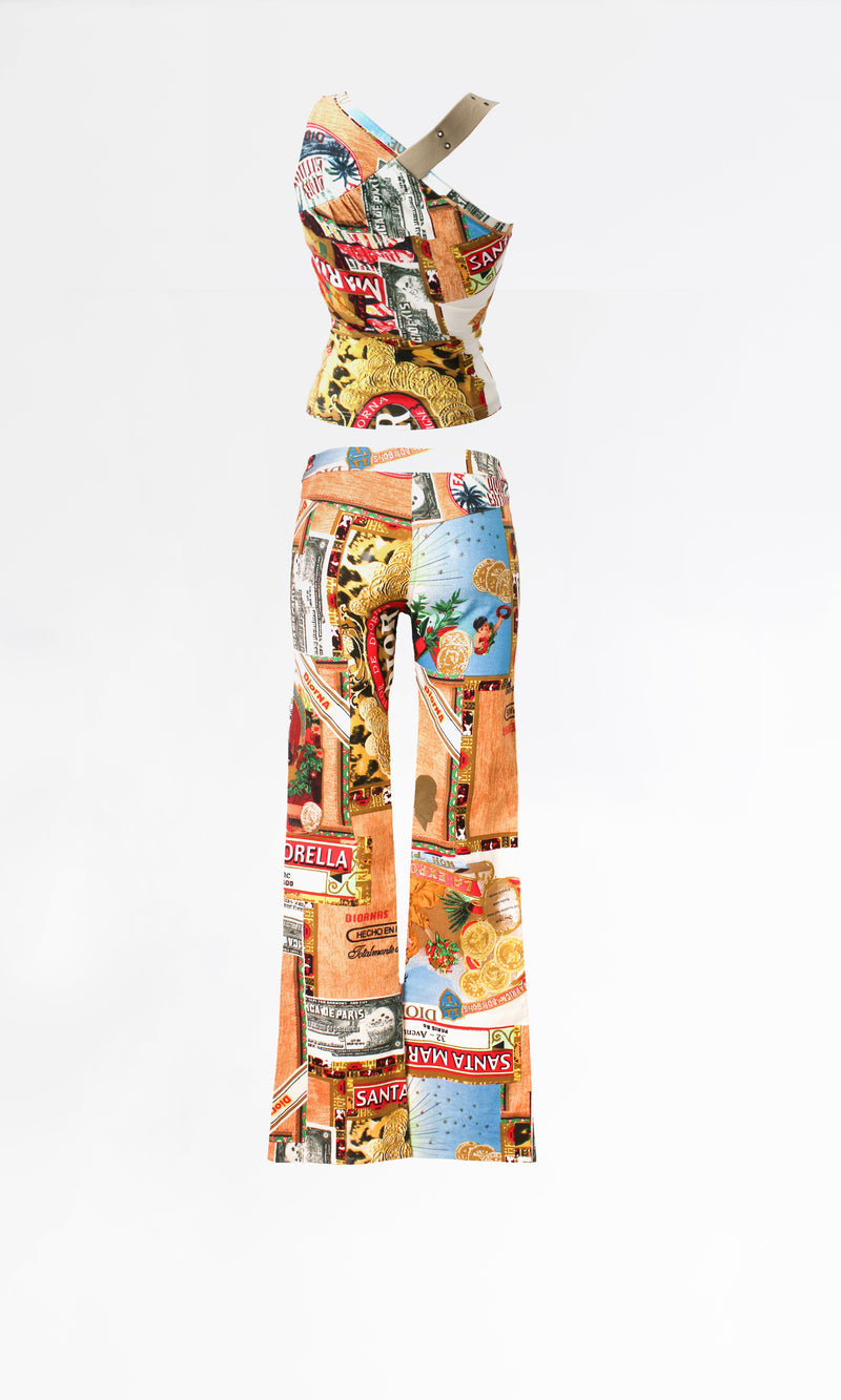 Dior Cuban Cigar Top and Pants Set