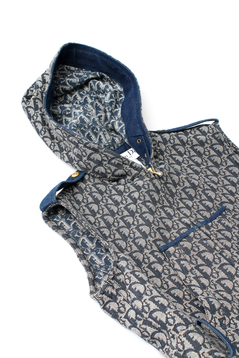Dior Monogram Cropped Hooded Jacket