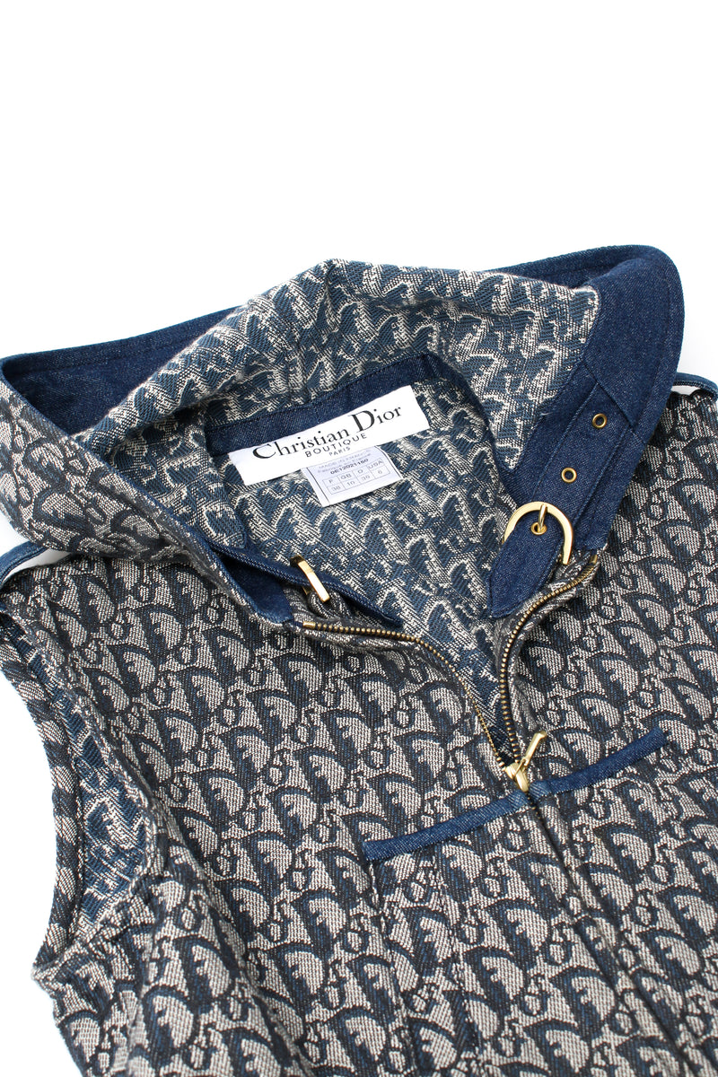 Dior Monogram Cropped Hooded Jacket