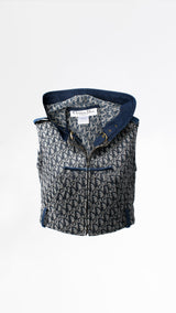 Dior Monogram Cropped Hooded Jacket