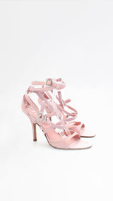 Dior Snakeskin Swarovski Heels