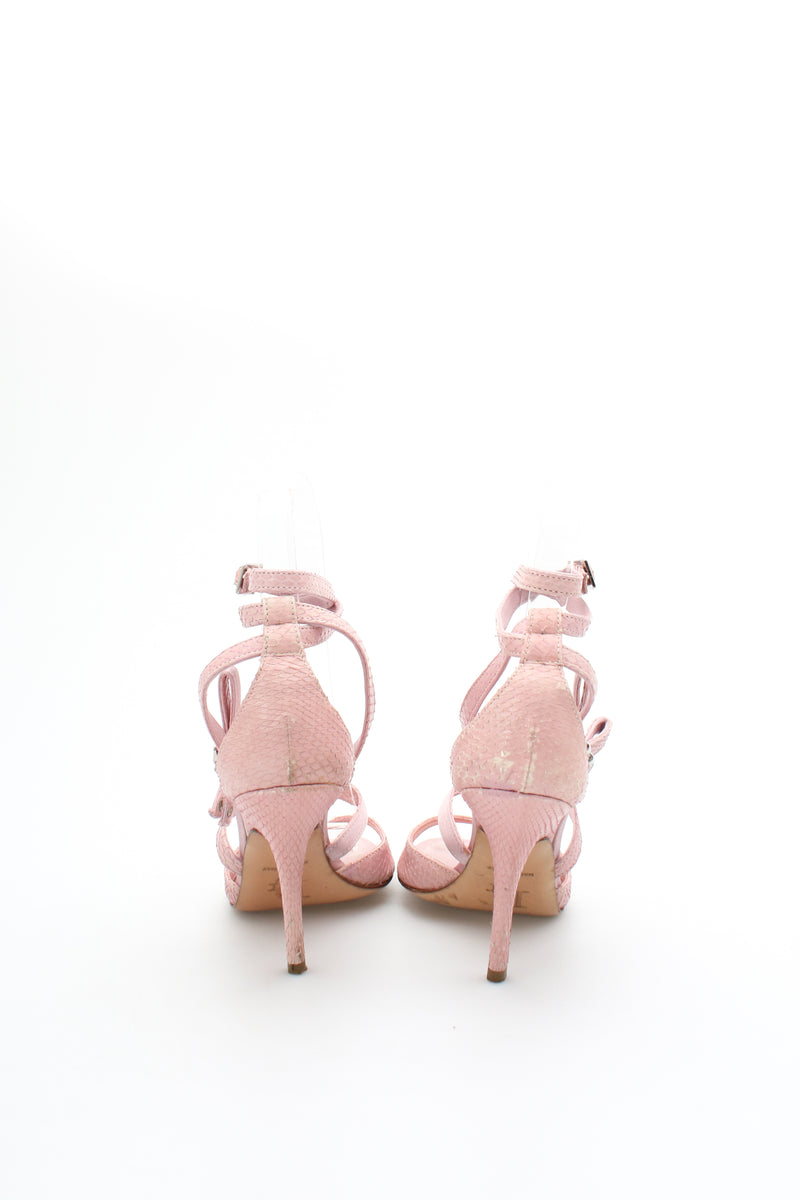 Dior Snakeskin Swarovski Heels