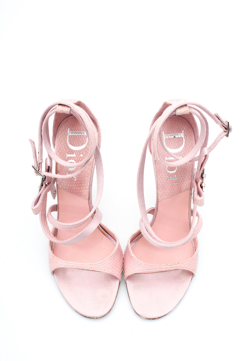 Dior Snakeskin Swarovski Heels