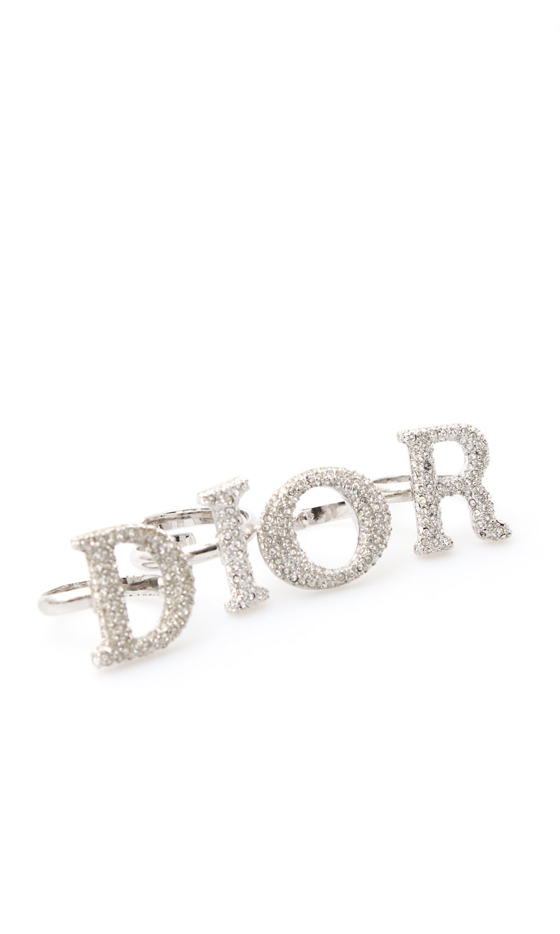 Dior Spellout Crystal Rings – Jean Vintage