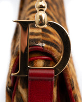 Dior Leopard Saddle Bag