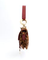 Dior Leopard Saddle Bag