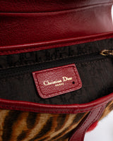 Dior Leopard Saddle Bag