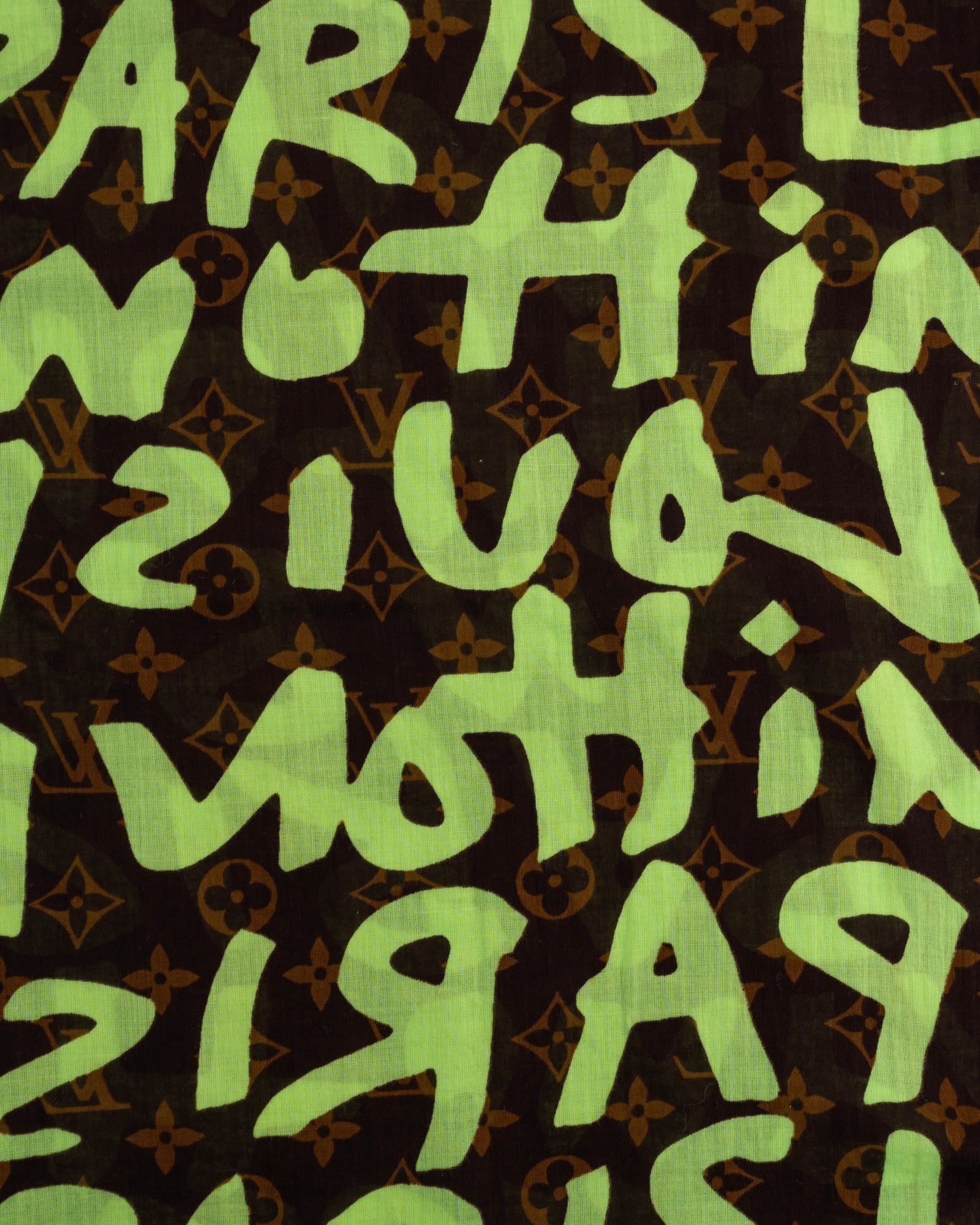 Louis Vuitton X Stephen Sprouse Monogram Graffiti Scarf – Jean Vintage