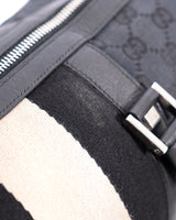 Gucci Monogram Sherry Line Boston Bag