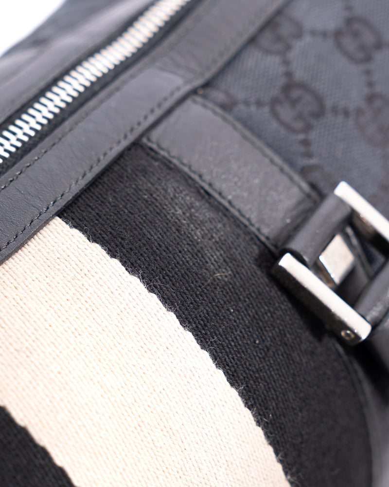 Gucci Monogram Sherry Line Boston Bag