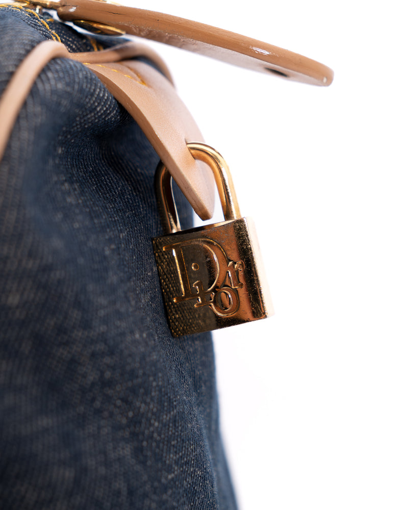 Dior Denim Boston Bag