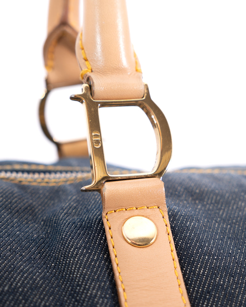 Dior Denim Boston Bag