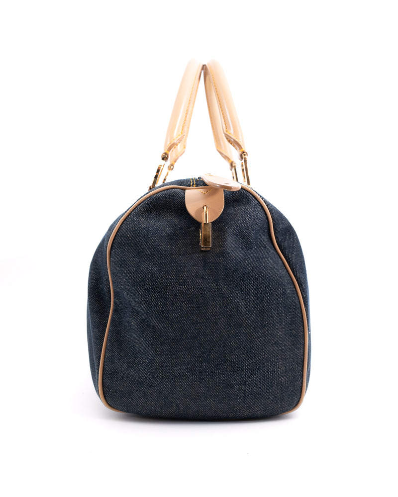 Dior Denim Boston Bag