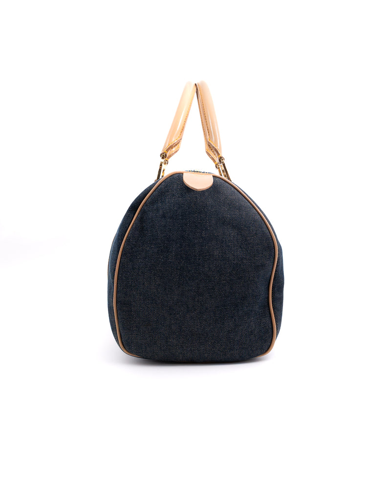 Dior Denim Boston Bag