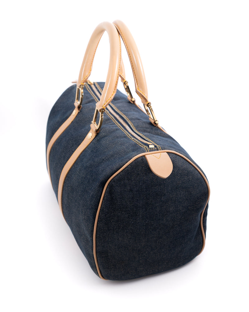 Dior Denim Boston Bag