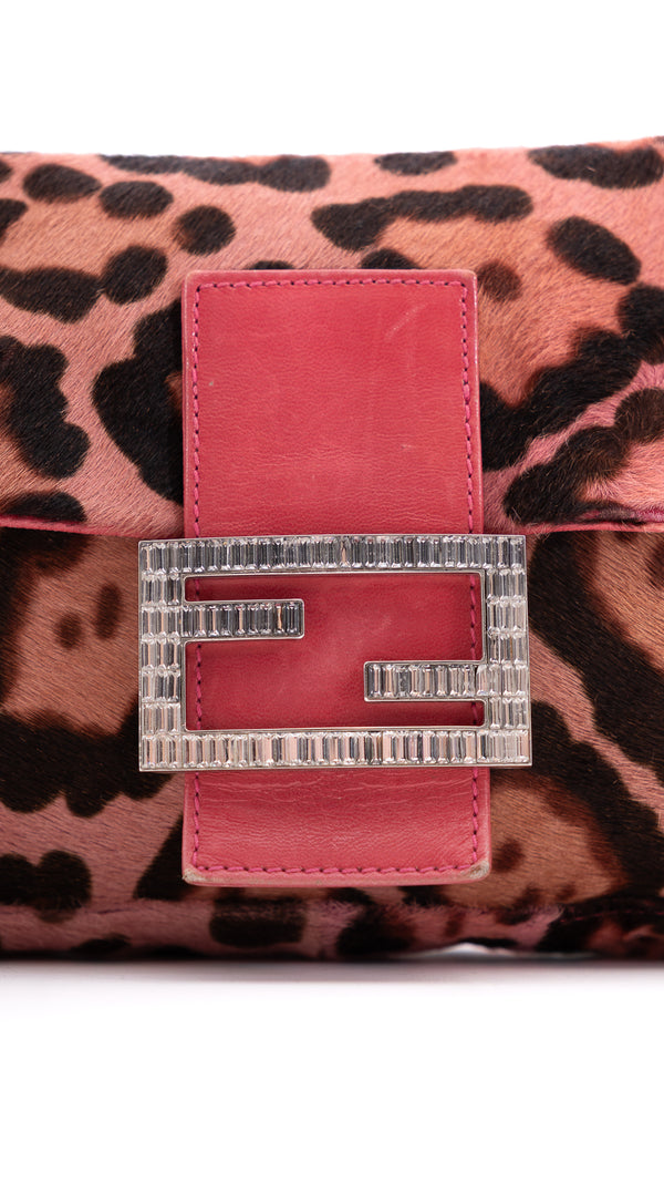 Fendi Pony Hair Baguette Bag
