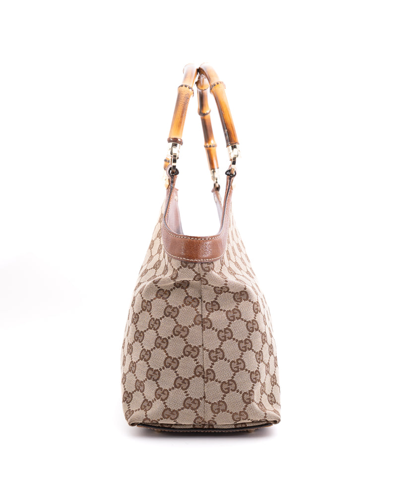 Gucci Monogram Bamboo Bag