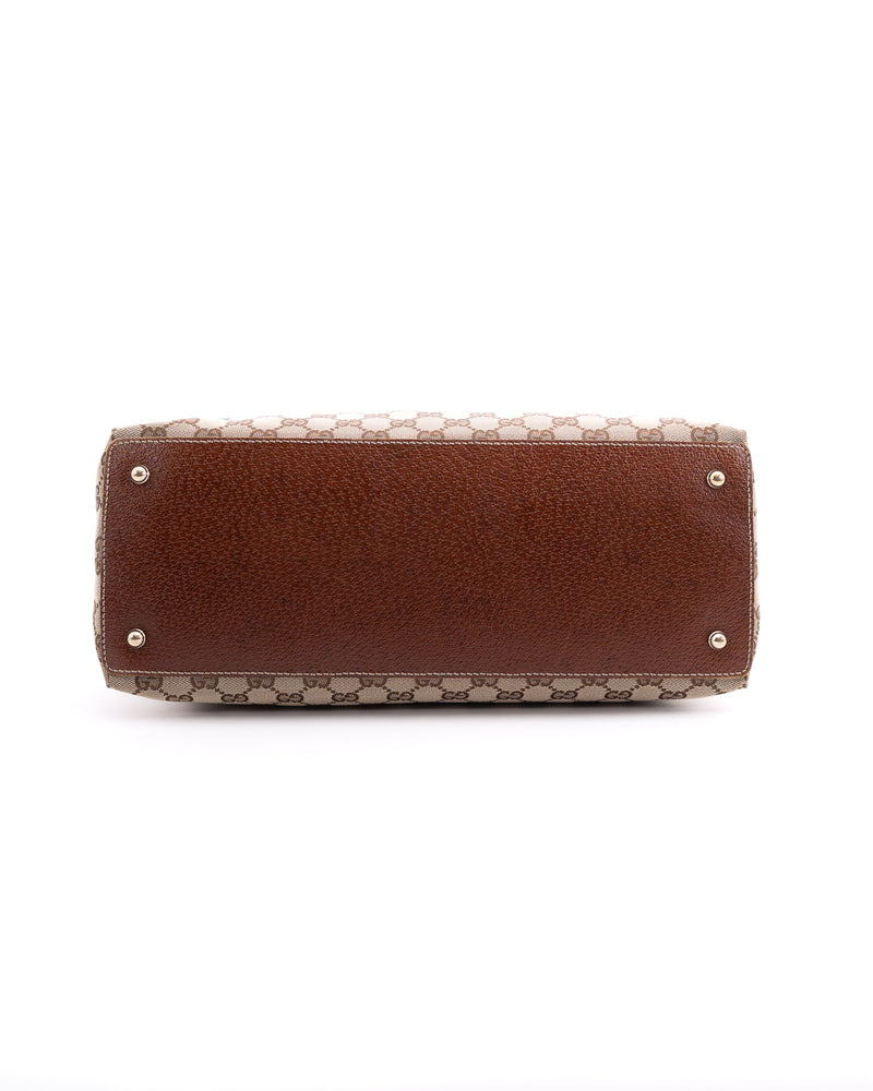 Gucci Monogram Bamboo Bag