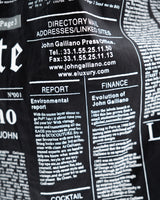John Galliano Newspaper Print Shirt