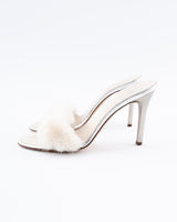 Giuseppe Zanotti Mink Fur Heels - EU 35.5