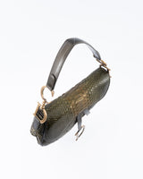 Dior Python Saddle Bag