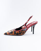 Dior Leopard 'I Love Dior' Heels  - EU 37