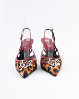 Dior Leopard 'I Love Dior' Heels  - EU 37
