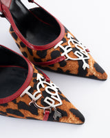 Dior Leopard 'I Love Dior' Heels  - EU 37