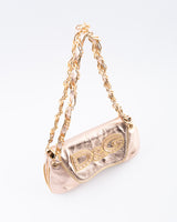 Dolce & Gabbana Leather Chain Shoulder Bag