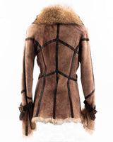 Roberto Cavalli Fur Shearling Leather Jacket - RARE