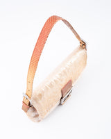 Fendi Snake Sequin Baguette