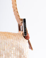 Fendi Snake Sequin Baguette