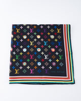 Louis Vuitton X Takashi Murakami Monogram Eye Love Silk Scarf