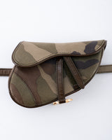 Dior Camo Mini Saddle Belt Bag